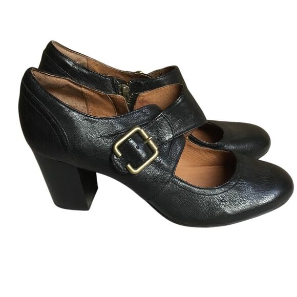 Clarks Indigo Town Club Mary Jane Heels Black size 9.5 - Picture 2 of 7